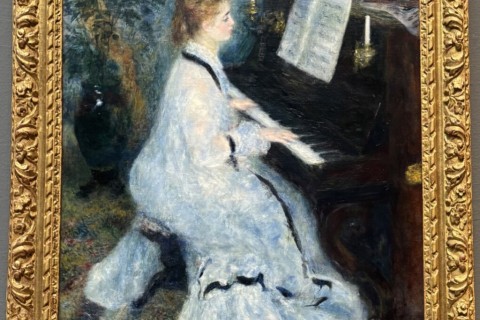Pierre-Auguste Renoir "Woman at the Piano" 1875/76, Art Institute of Chicago