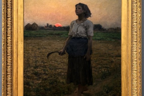 Jules Breton "The Song of the Lark" 1884, Art Institute of Chicago