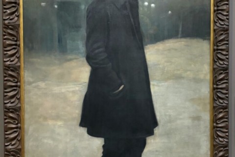 Ramón Casas "Erik Satie (The Bohemian, Poet of Montmartre)" 1891, Art Institute of Chicago