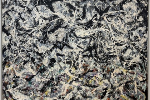 Jackson Pollock "Greyed Rainbow" 1953, Art Institute of Chicago