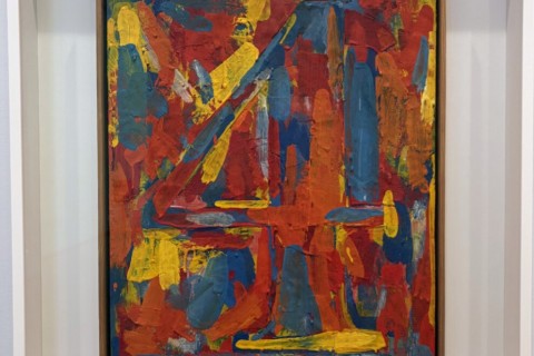 Jasper Johns "Figure 4" 1959, Art Institute of Chicago