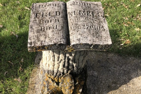 Fred Kemkes 1884-1905, Zoar Moravian Church Cemetery, Laketown Township, Carver County, Minnesota