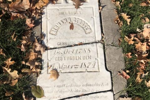 Herman H. Gerdsen 1788-1874, Lake Auburn Moravian Cemetery, Victoria, Carver County, Minnesota