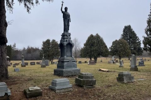 Anna Sophia Koenigsfeldt Nicolin 1834-1889, Calvary Cemetery, Jordan, Scott County, Minnesota